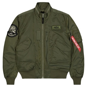 ALPHA INDUSTRIES 103101 340 ENGINE JAKNA DGREEN