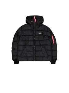 ALPHA INDUSTRIES 118113 03 HOODED PUFFER JAKNA