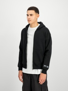 ALPHA INDUSTRIES 258342 03 LABEL DUKS ZIP BACK PRINT BLACK
