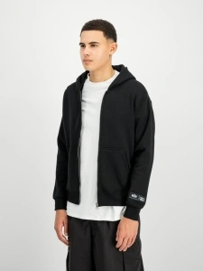 ALPHA INDUSTRIES 258342 03 LABEL DUKS ZIP BACK PRINT BLACK
