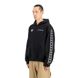 ALPHA INDUSTRIES LOGO TRACK DUKS KAP BLACK
