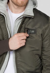 ALPHA INDUSTRIES 183110  MA1 DTEC JAKNA REP GREY