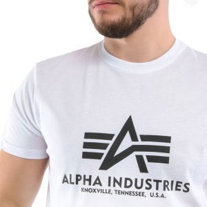 ALPHA INDUSTRIES MAJICA BASIC WHT 100501 09