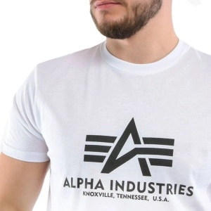 ALPHA INDUSTRIES MAJICA BASIC WHT 100501 09