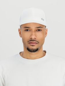 ALPHA INDUSTRIES METAL LABEL KACKET WHITE