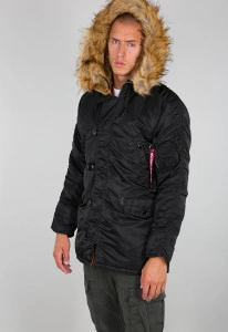 ALPHA INDUSTRIES 103141 BLACK N3B VF59 JAKNA BLACK