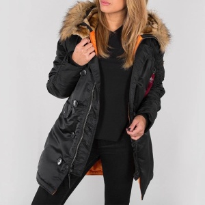 ALPHA INDUSTRIES 113007 03 N3B VF59 W JAKNA BLACK