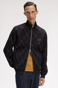 FRED PERRY J2332 102 ANGYLE TRACK JAKNA BLACK