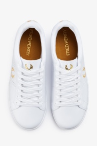 FRED PERRY B6312 T31 PATIKE WHITEMGOLD