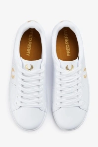 FRED PERRY B6312 T31 PATIKE WHITEMGOLD