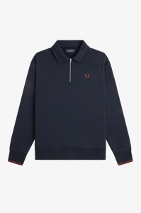 FRED PERRY COLLARED DUKS Z NAVY