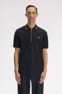 FRED PERRY CREPE POLOZIP MAJICA