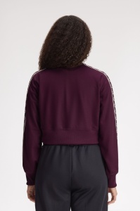 FRED PERRY J3120 37C CROPPED JAKNA PLUM
