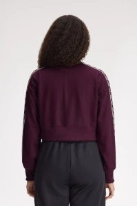 FRED PERRY J3120 37C CROPPED JAKNA PLUM