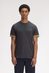 FRED PERRY CUFT MAJICA AGREY