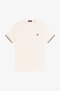 FRED PERRY CUFT MAJICA ECRU