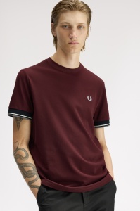 FRED PERRY M2396 597 CUFT MAJICA OXBLOOD