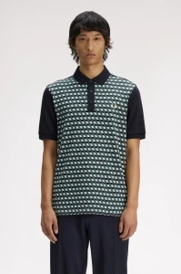 FRED PERRY M2454 102 GEOMETRIC POLO MAJICA