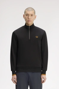 FRED PERRY M3574 85C HALF ZIP DUKS AGREYG