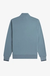 FRED PERRY M3574 Z56 HALF ZIP DUKS BLUE