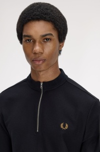 FRED PERRY M2398 102 HALF ZIP LONG MAJICA