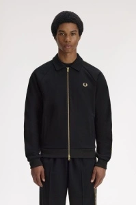 FRED PERRY J2302 102 CROSS TAPE JAKNA BLK