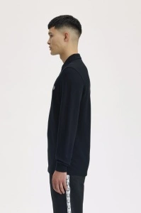 FRED PERRY M6006 350 LONG MAJICA BLACKW