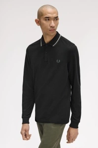 FRED PERRY M3636 W54 LONG MAJICA BLKELWG