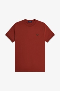FRED PERRY M3438 28C MESH MAJICA BRANDY