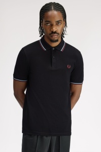 FRED PERRY M3600 10B POLO MAJICA BLKBBBO