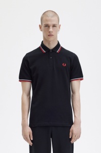 FRED PERRY POLO MAJICA BLKWBR