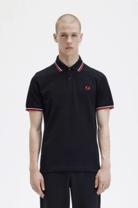 FRED PERRY POLO MAJICA BLKWBR