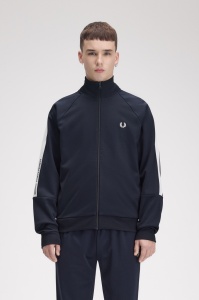FRED PERRY J3301 608 PRINT JAKNA NAVY