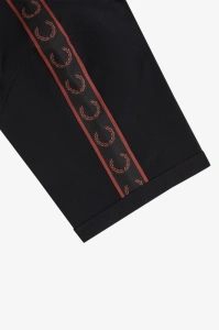 FRED PERRY M4613 50C RINGER MAJICA BLACK