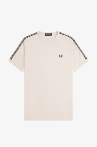 FRED PERRY M4613 28B RINGER MAJICA ECRUN