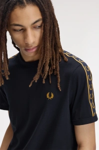 FRED PERRY M4613 51C RINGER MAJICA NAVY