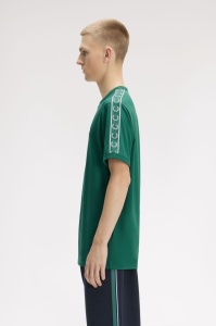 FRED PERRY M4613 Z18 RINGER MAJICA SGREEN