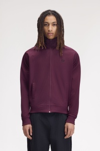 FRED PERRY J5557 37C TAPED JAKNA PLUM
