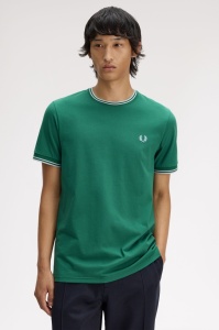 FRED PERRY M1588 81B TWIN MAJICA SGREENL
