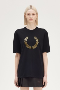 FRED PERRY ZENSKA G8154 102  MAJICA LAUREL BLK