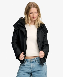 SUPERDRY W5012174A_02A HOODED ARTIC ŽENSKA JAKNA BLACK