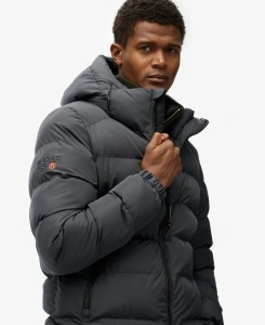 SUPERDRY M5011905_H1P PUFFER JAKNA EBONY