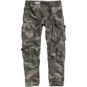 SURPLUS AIRBORNE SLIM PANTALONE BLKCAMO
