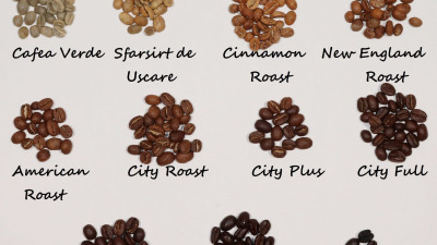 GRADE DE PRAJIRE LA CAFEA (DEGREE OF COFFEE ROASTING)