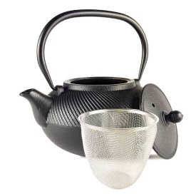 Kurotama Teapot- ceainic japonez din fonta 1000ml cu filtru din inox - Img 2