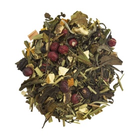 WHITE ICE TEA PREMIUM BLEND ALVEUS Grapefruit Cranberry Taste 50g CUTIE - Img 2