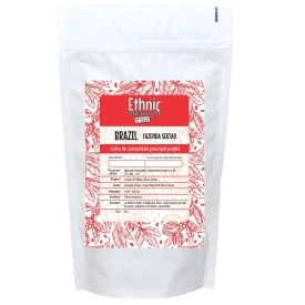 Cafea specialitate prajita si macinata BRAZIL FAZENDA SERTAO, YELLOW BOURBON 250g plic