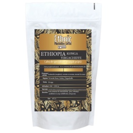 Cafea de specialitate prajita si macinata ETHIOPIA naturala (nesplata) Konga Yirgacheffe 250g