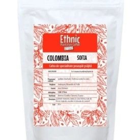 Cafea de specialitate prajita boabe COLOMBIA SOFIA Arabica 500g plic