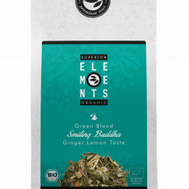 SMILING BUDDHA SUPERIOR ALVEUS TEA GREEN BLEND GINGER LEMON TASTE, PLIC 100G